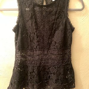 Lacey blouse tank top
